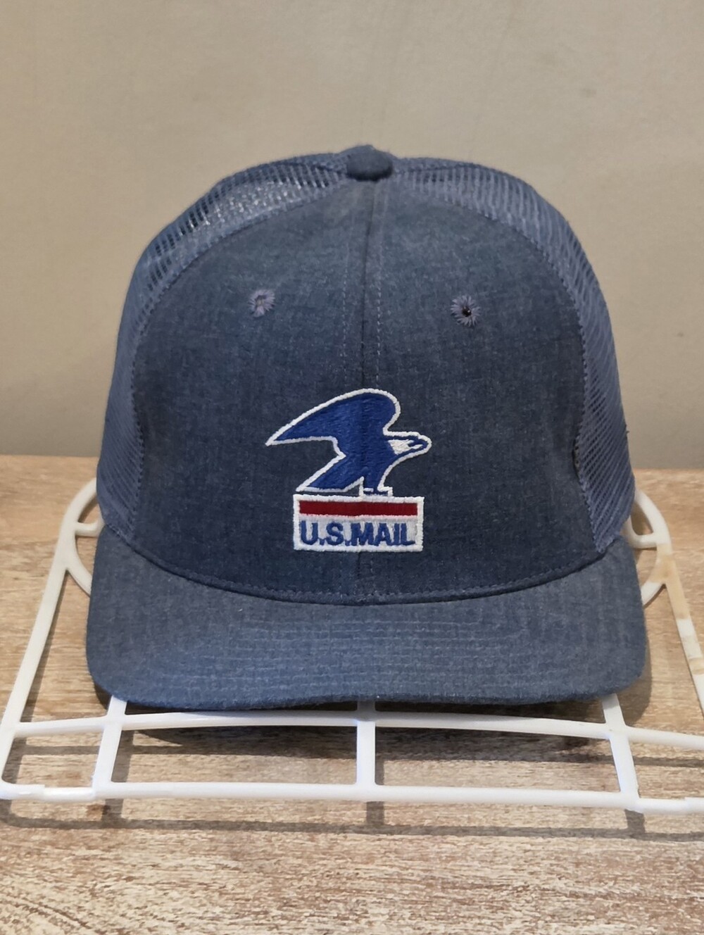 Vintage 80s Horace Small US Mail Post Office Snapback Trucker Hat - Made USA